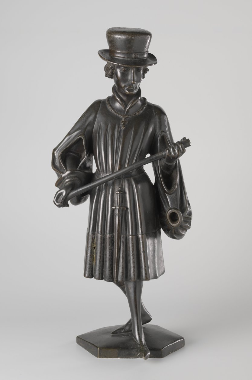 Græder fra Isabella af Bourbons grav, ca. 1475-76 (bronze) af Jan attrib.to Borman