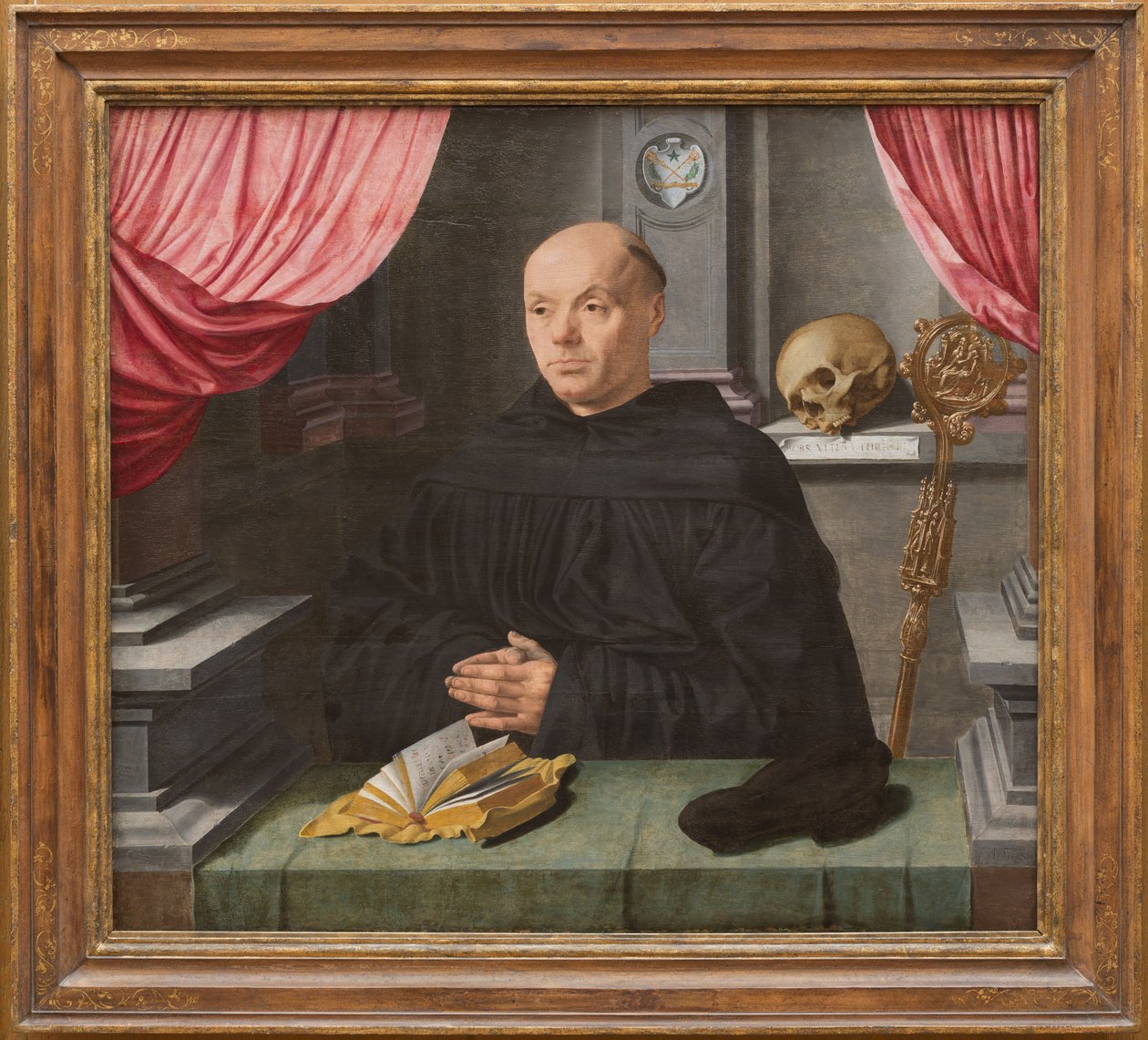 Abbed Johann Ingenray, 1535 (olie på egetræspanel) af Jan Gossaert