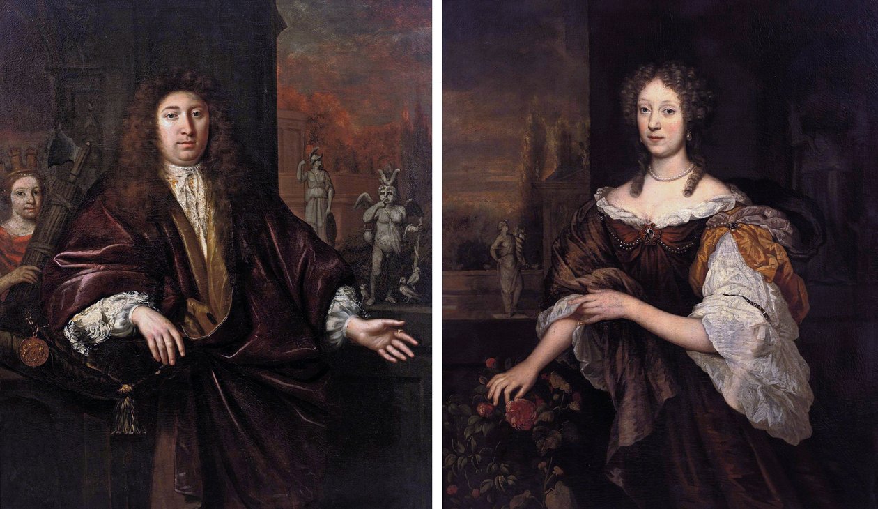 Portræt af Gisbert Cuper Portræt af Aleida van Suchtelen af Jan de Baen