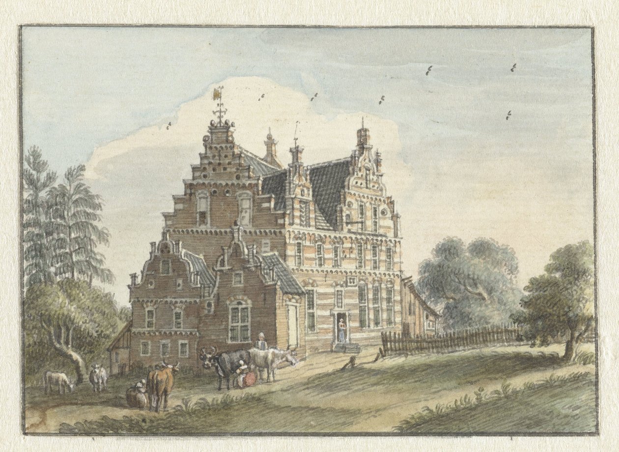 Huset Den Dam ved Zutphen af Jan de Beijer