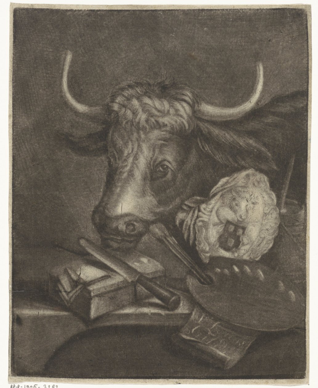 Attributter af Saint Luke-lauget, 1735 af Jan de Groot