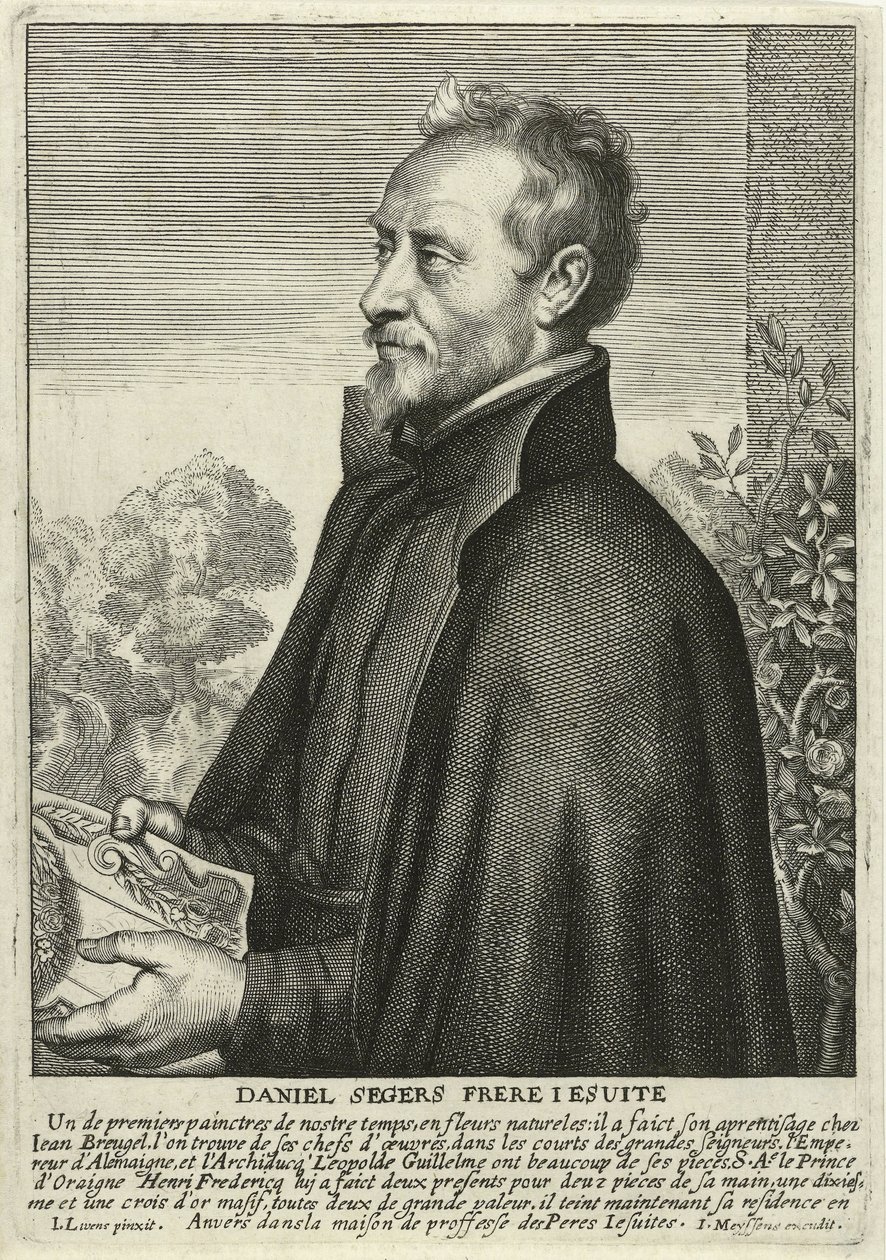 Daniel Segers (gravering) af Jan the Elder (after) Lievens