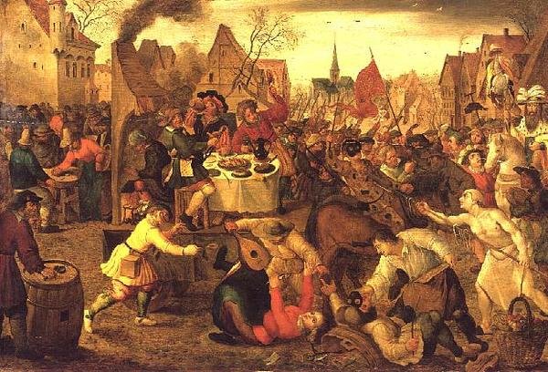En landsby Kermesse af Jan the Elder Brueghel