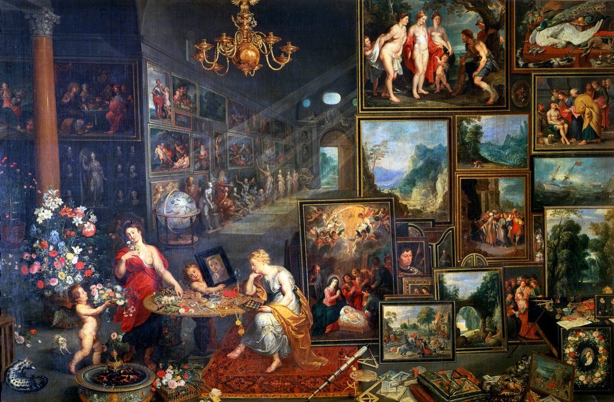 Allegori om syn og lugt, c1590-1625 af Jan the Elder Brueghel