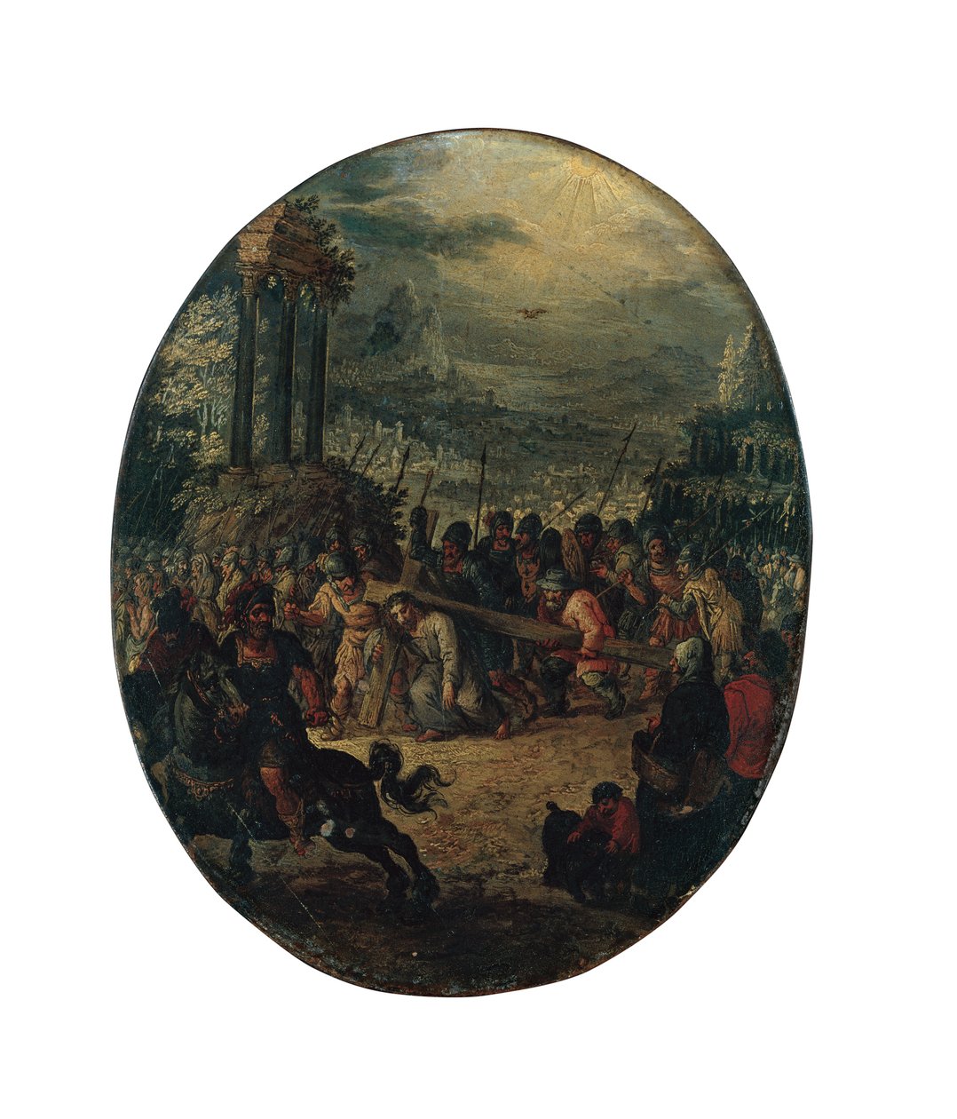 Kristus på vej til Golgata af Jan the Elder Brueghel