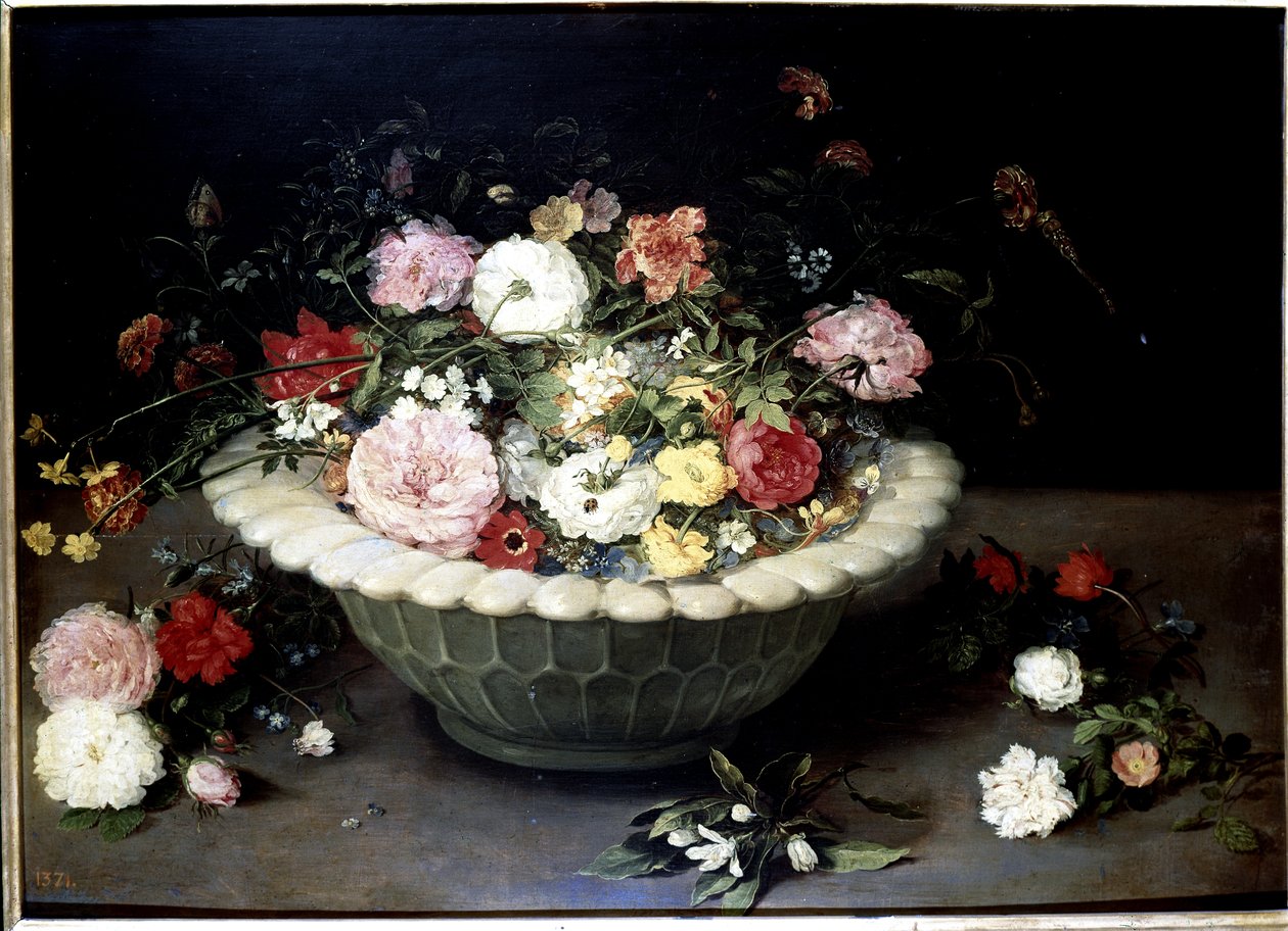 Blomster i en vase af Jan the Elder Brueghel