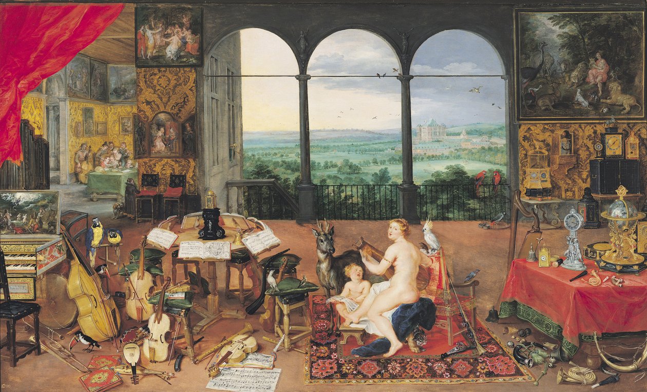 Høring, 1617 af Jan the Elder Brueghel