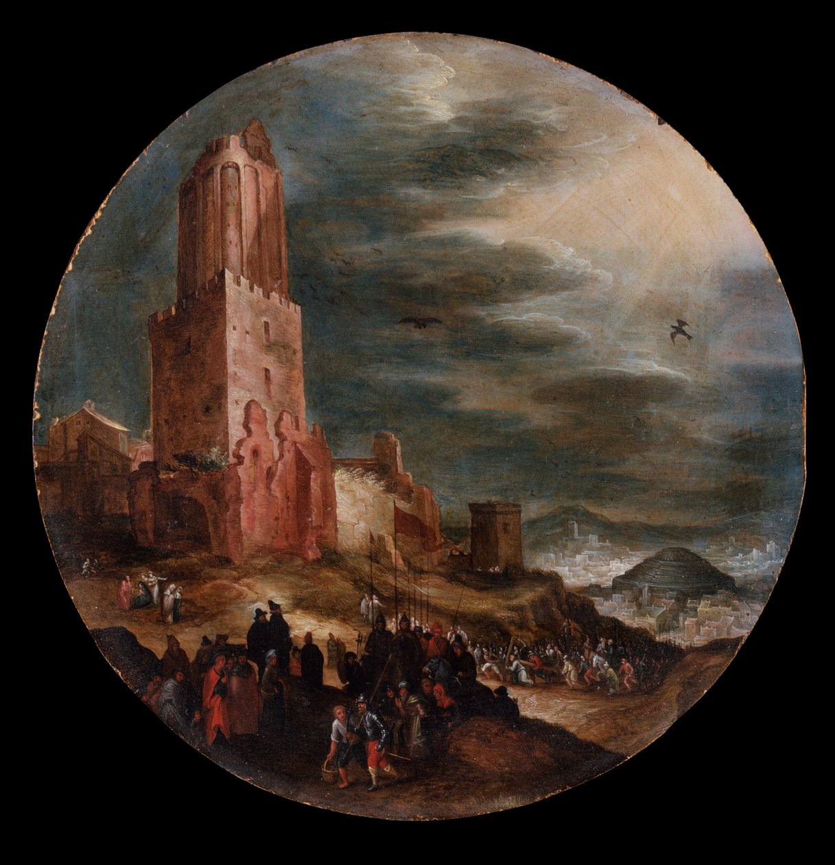 Vejen til Golgata, ca. 1600 af Jan the Elder Brueghel