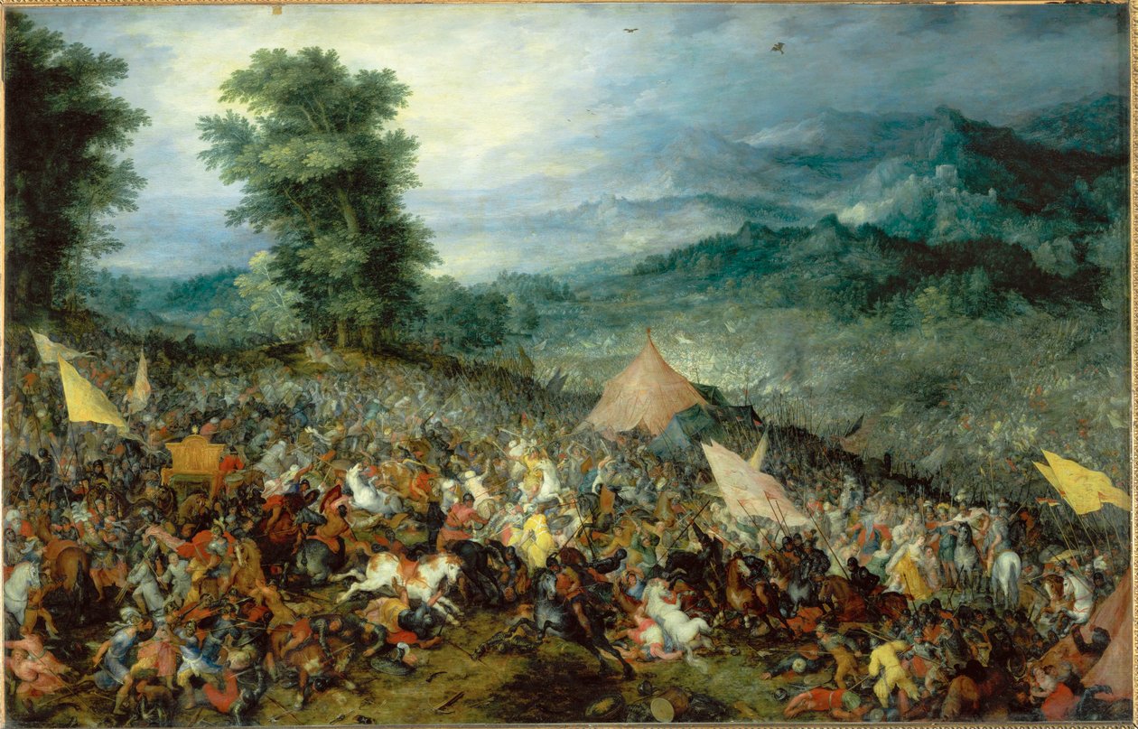 Slaget ved Issos ... af Jan the Elder Brueghel