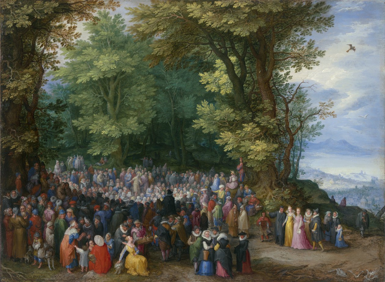 Bjergprædikenen af Jan the Elder Brueghel