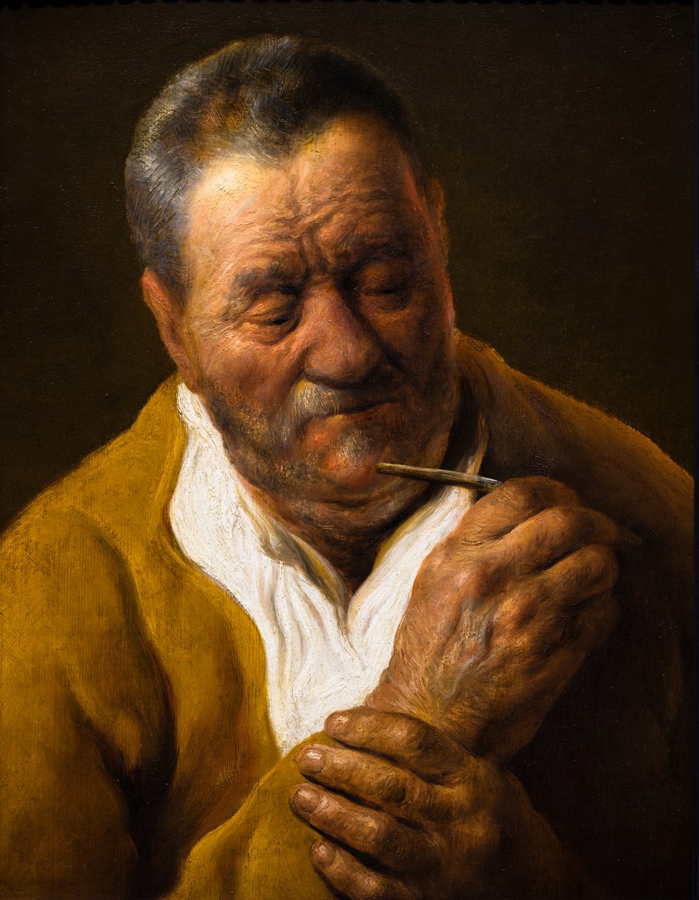 Mand med stylus af Jan the Elder Lievens