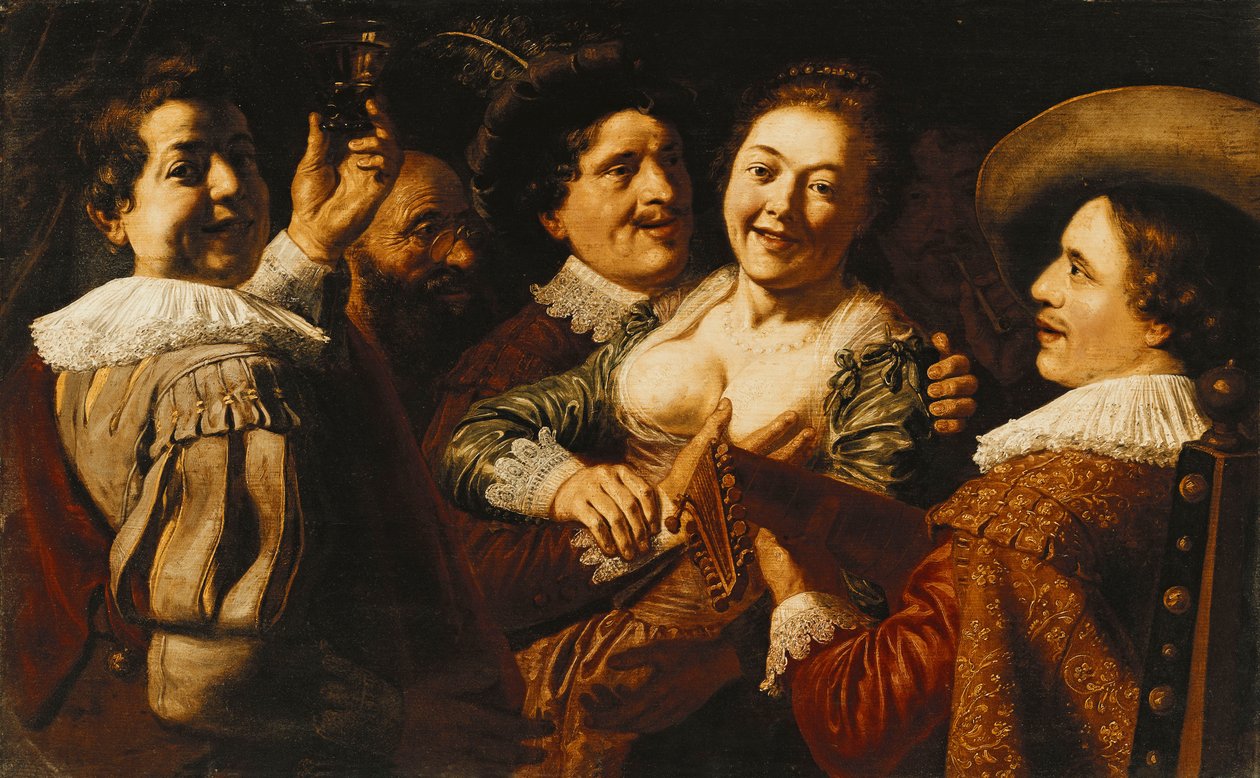 De fem sanser, af Jan the Elder Lievens