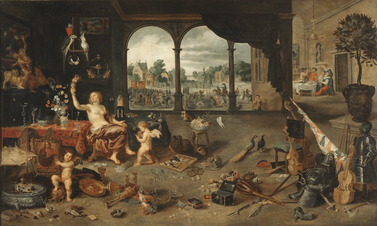 Menneskelivets forfængelighed, 1631 af Jan Brueghel the Younger