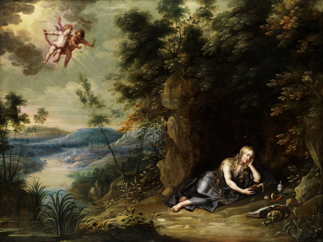 Maria Magdalene som eneboer af Jan van Balen