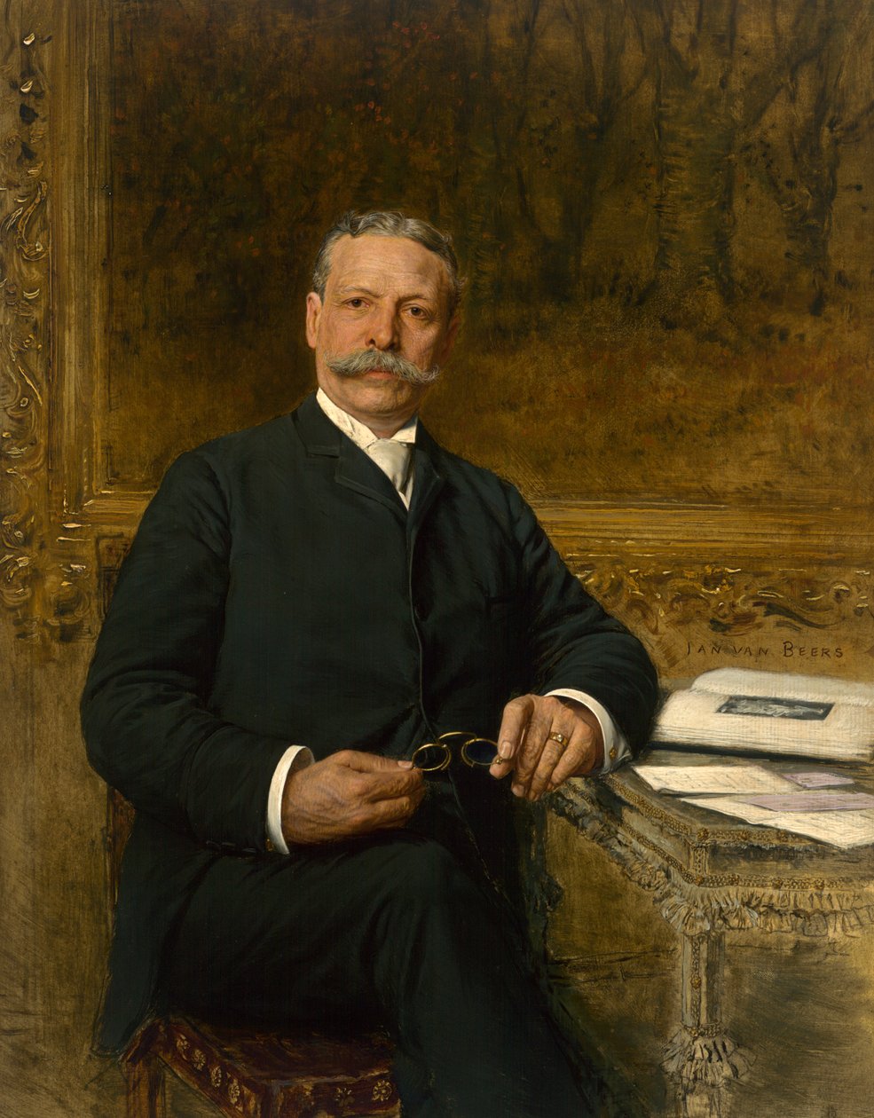 Charles Tyson Yerkes, ca. 1893. af Jan van Beers