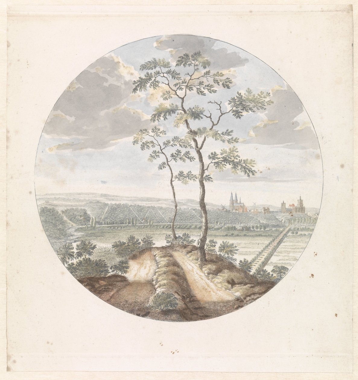 Udsigt over byen Kleve af Jan van Call (I) (attributed to)