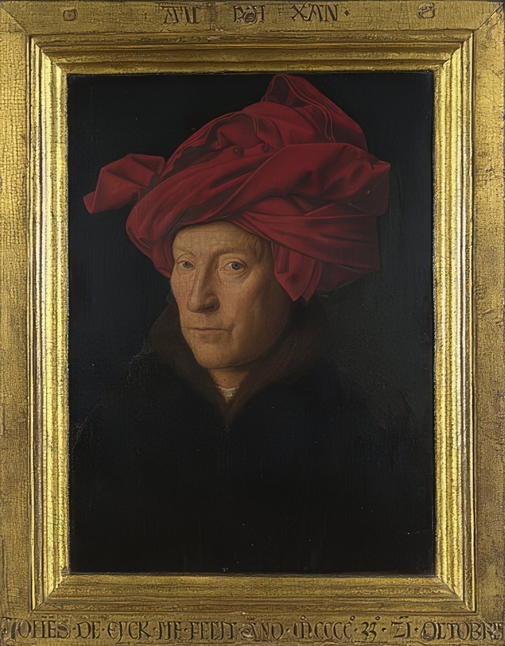 Portræt af en mand (selvportræt?). 1433 af Jan van Eyck
