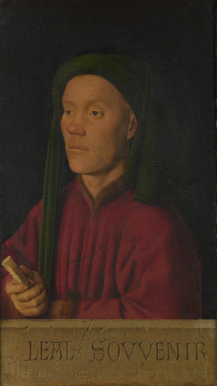 Léal Souvenir Loyal Remembrance, 1432 af Jan van Eyck
