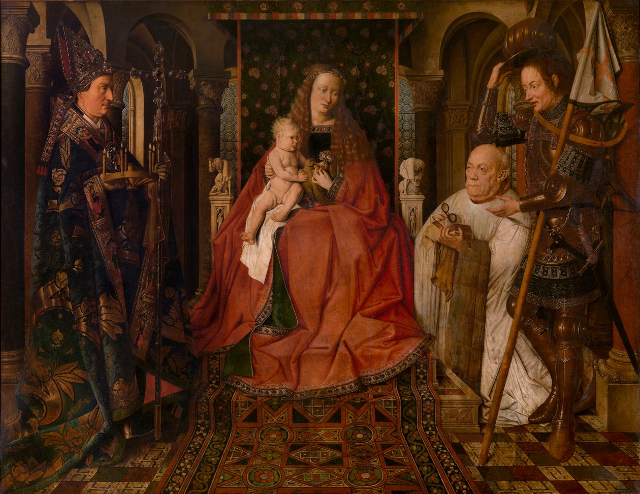 Madonna omgivet af Sankt Georg, Sankt Donatianus af Reims og donor-kanonikken Van der Paele af Jan van Eyck