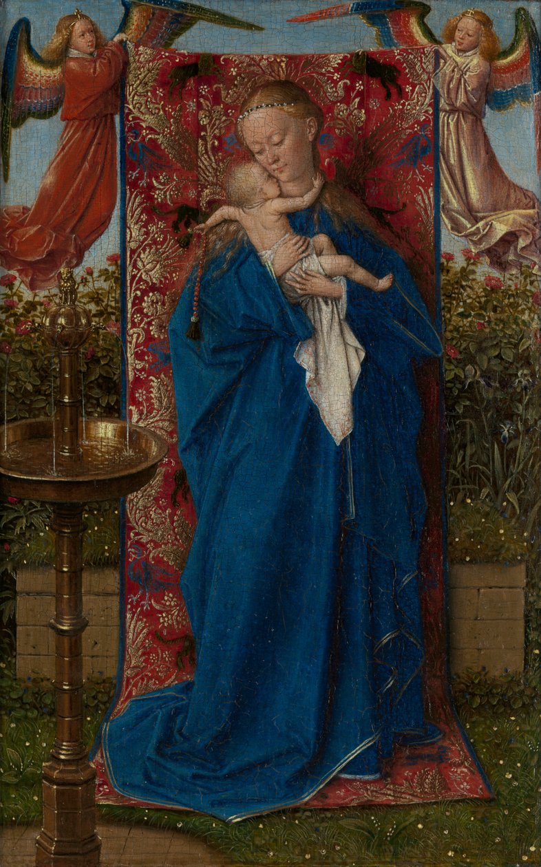Madonna ved fontænen af Jan van Eyck