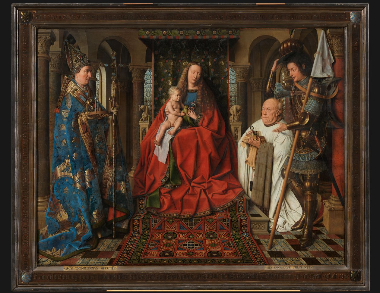 Madonna med kanonikus Joris van der Paele af Jan van Eyck