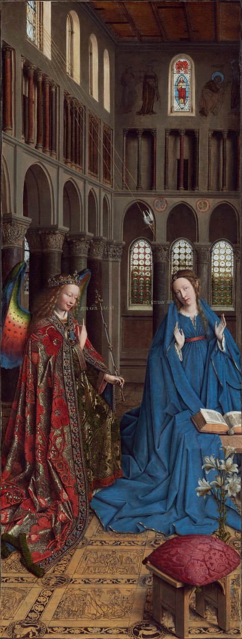 Bebudelsen, ca. 14341436. af Jan van Eyck