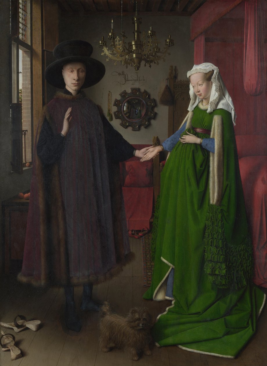 Arnolfini-portrættet, 1434 af Jan van Eyck