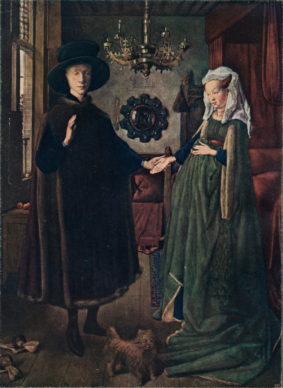 Arnolfini-portrættet, 1434, 1904 af Jan van Eyck