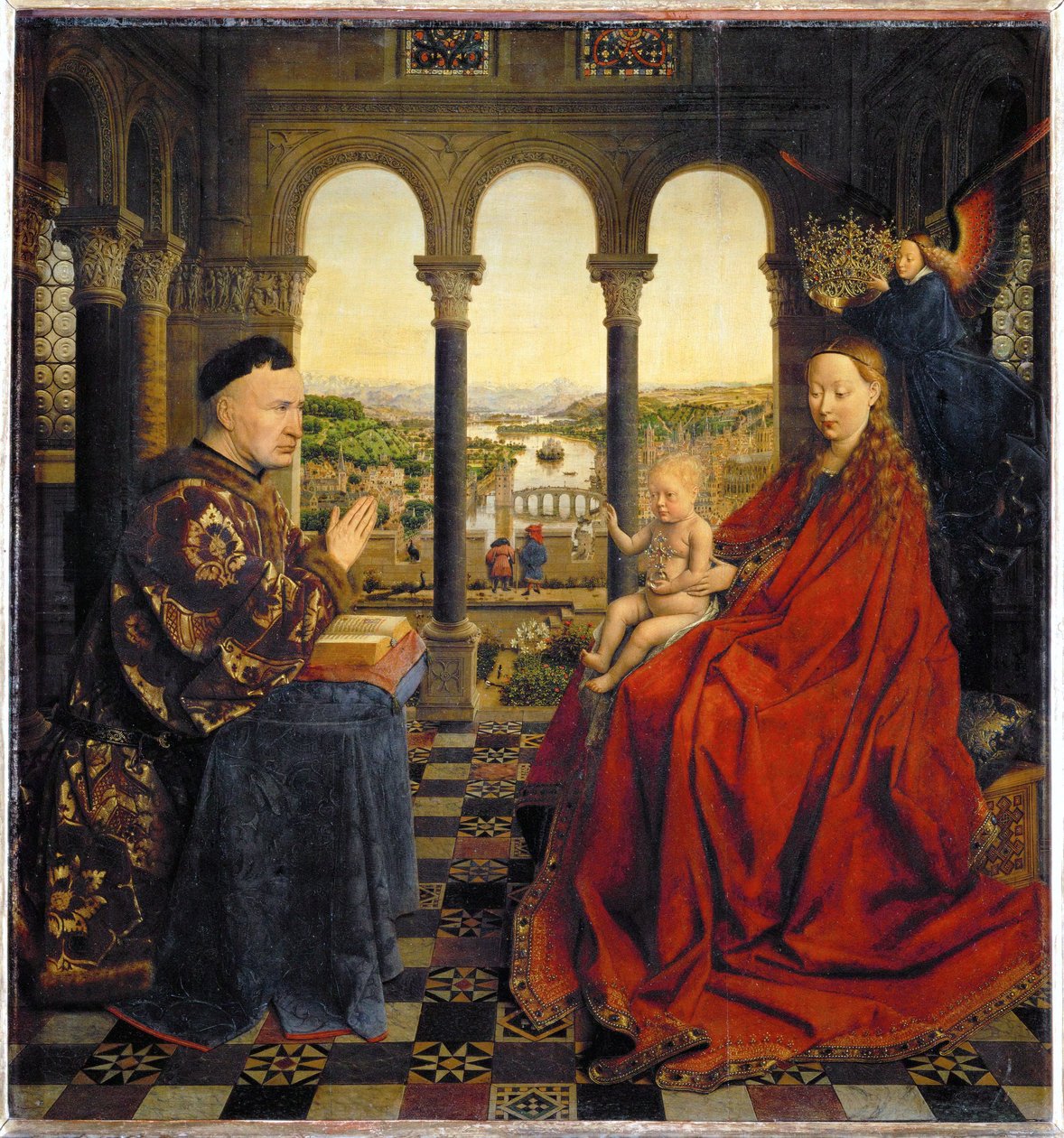 Jomfruen af kansler Rolin af Jan van Eyck