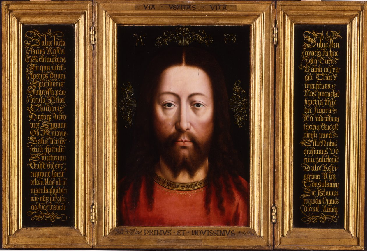 Triptykon: Kristus som frelser af Jan van Eyck