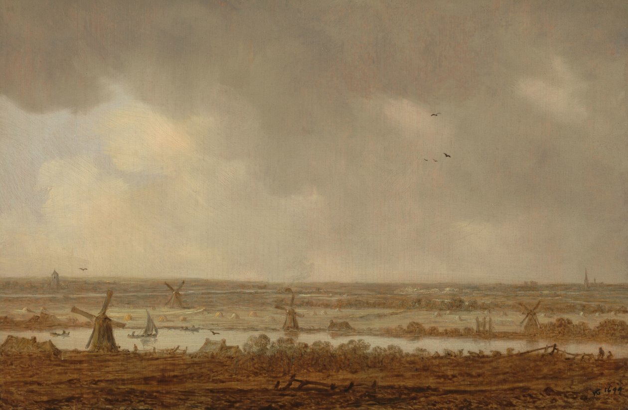 Polder Landskab af Jan van Goyen