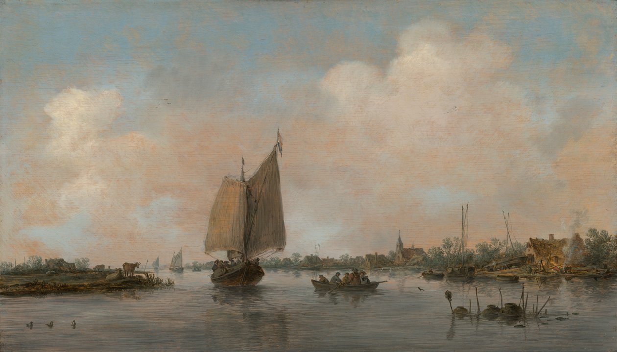 Riverview af Jan van Goyen