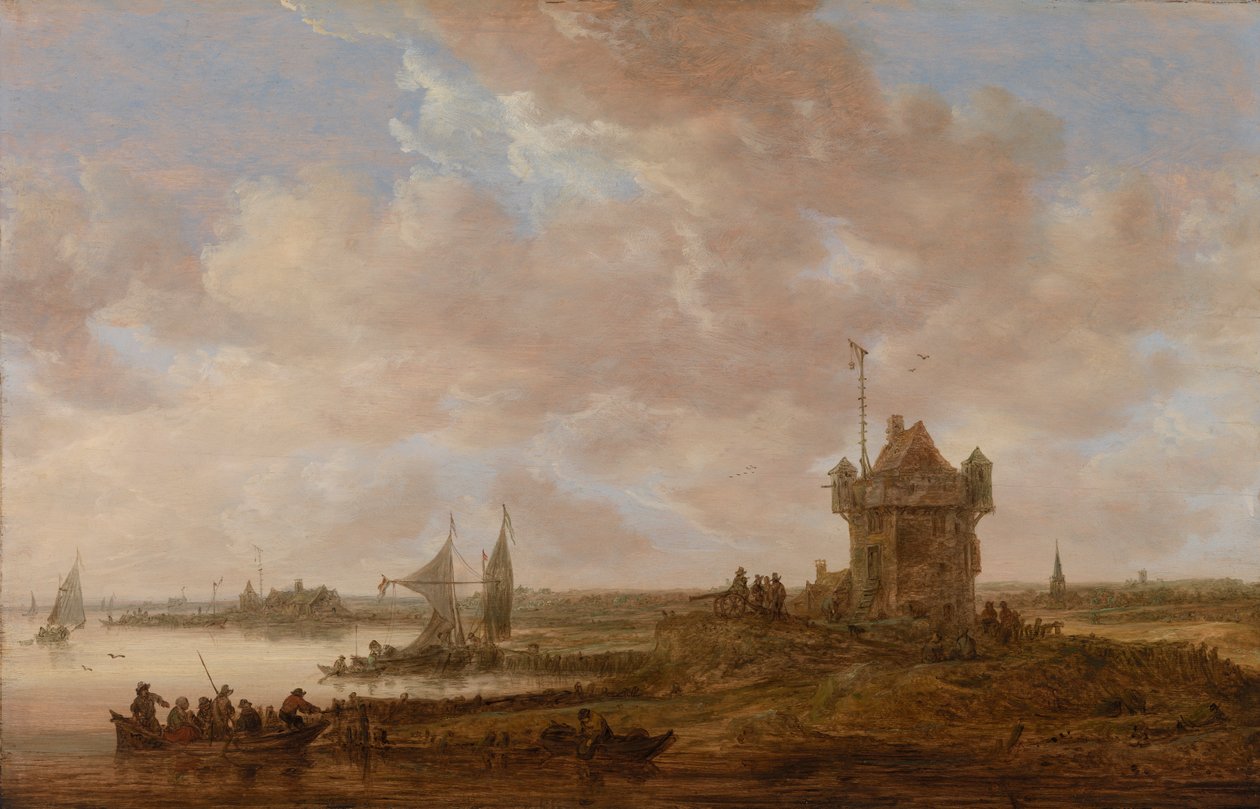 Det firkantede Vagttårn af Jan van Goyen
