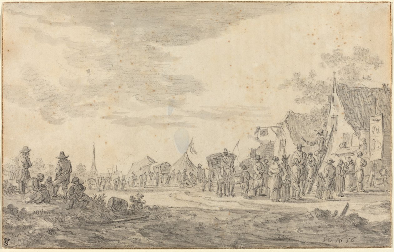 Landsbymesse af Jan van Goyen