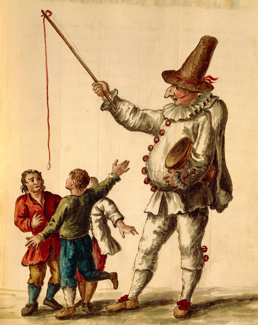 Karnevalsspil, akvarel af Giovanni Grevembroch, Italien af Jan van Grevenbroeck
