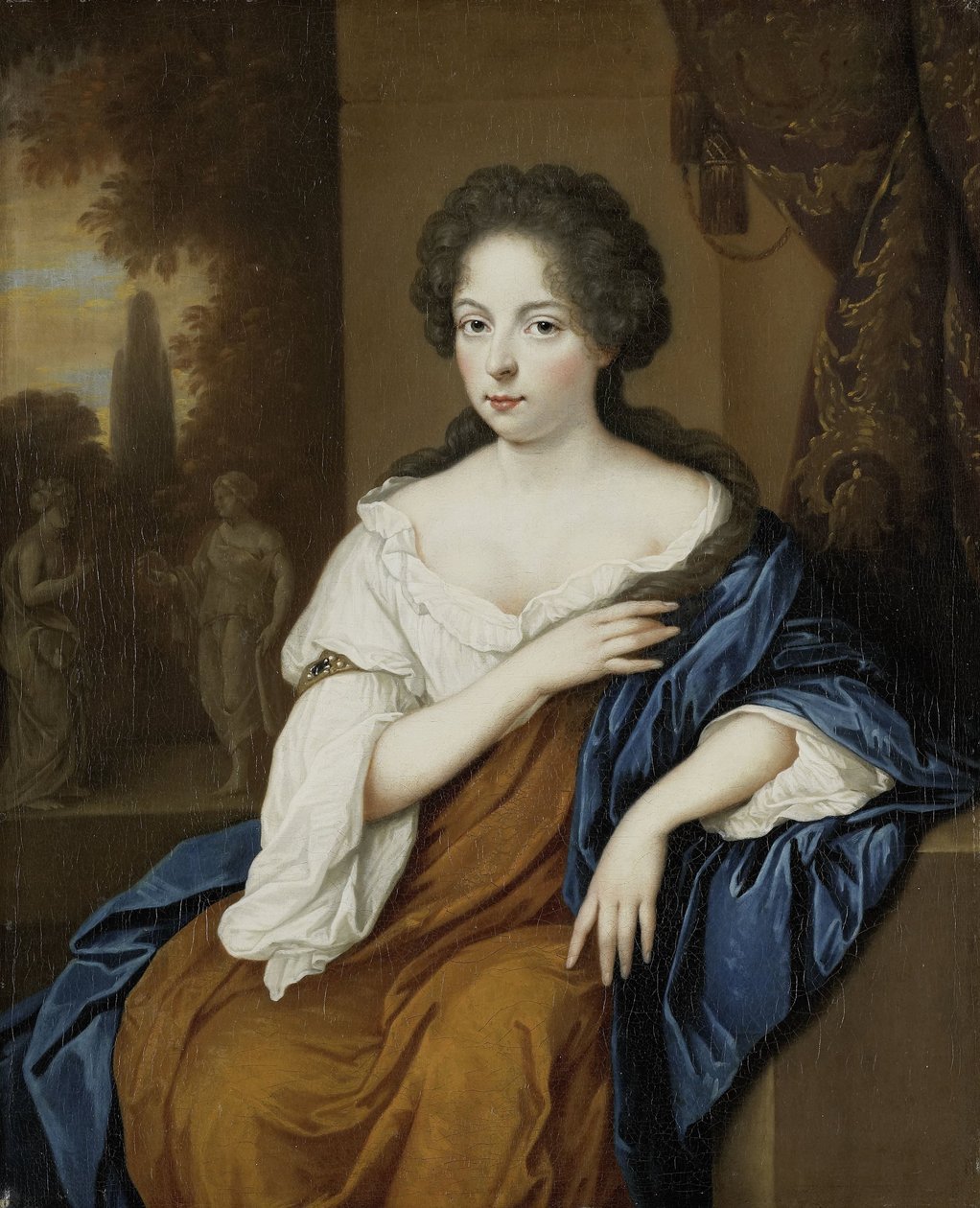 Portræt af en kvinde af Jan van Haensbergen (attributed to)