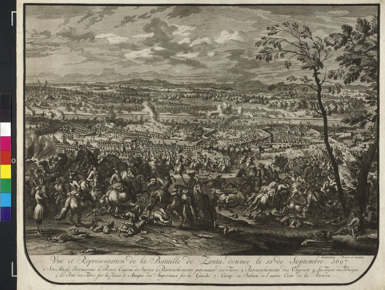 Slaget ved Zenta af Jan van Huchtenburgh
