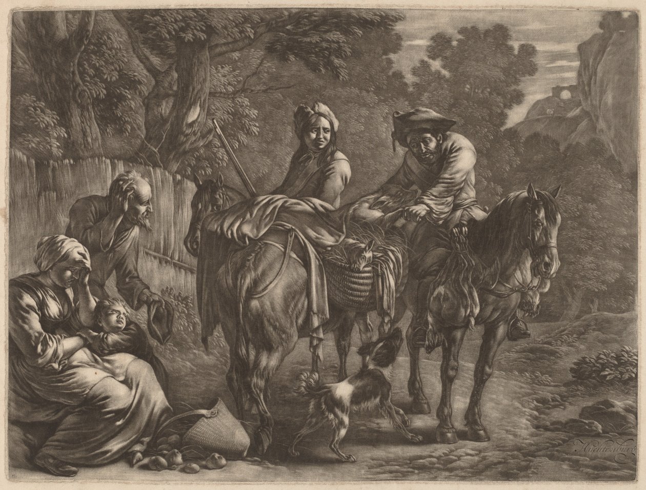 Røvere til hest af Jan van Huchtenburgh