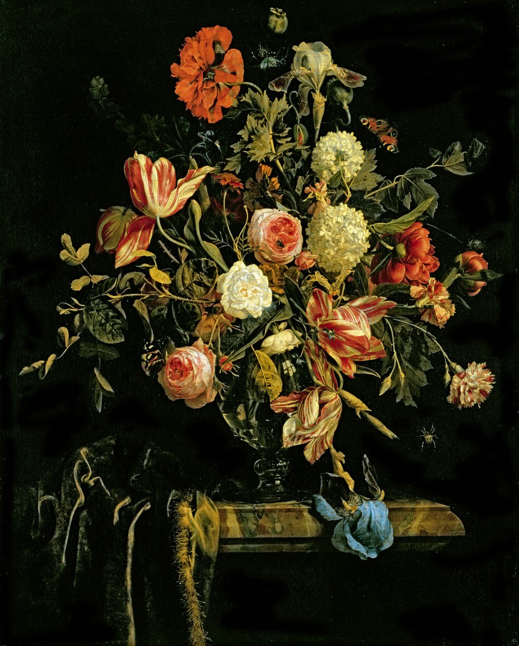 Blomsterstilleben, 1706 af Jan van Huysum