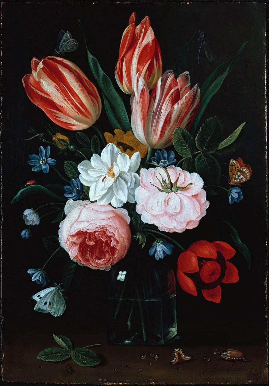 Blomster i en vase af Jan van Kessel