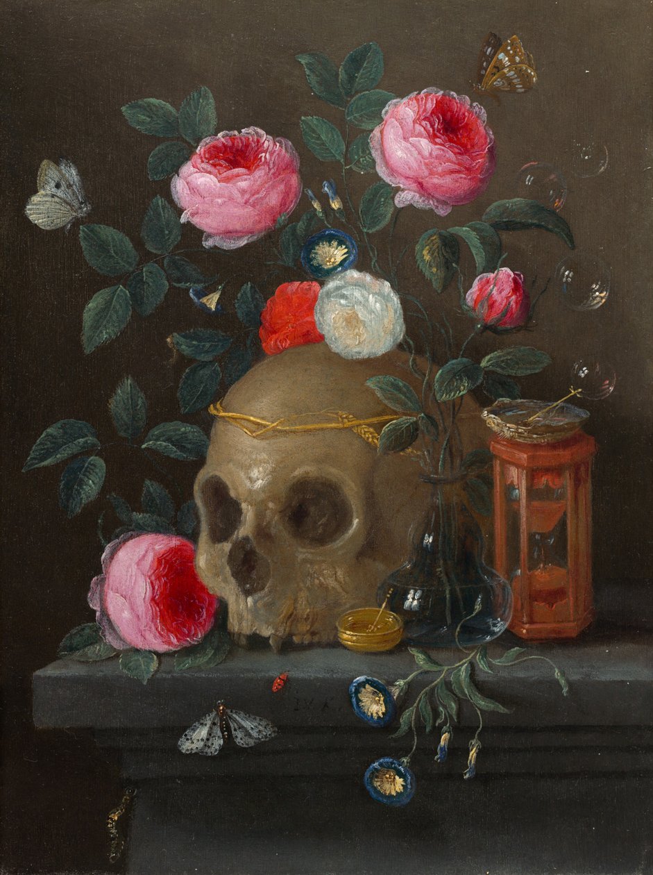 Vanity Still Life, ca. 16651670. af Jan van Kessel
