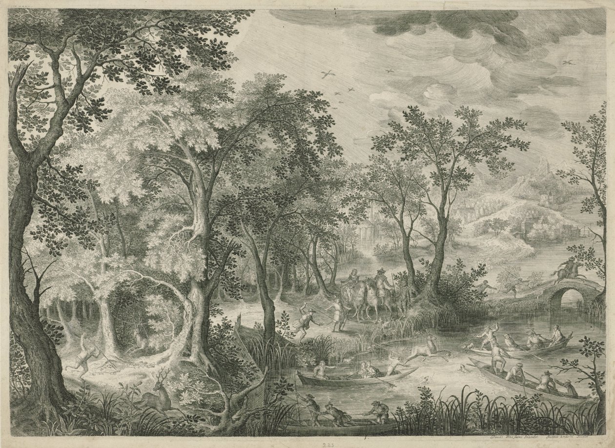 Hjortejagt af Jan van Londerseel