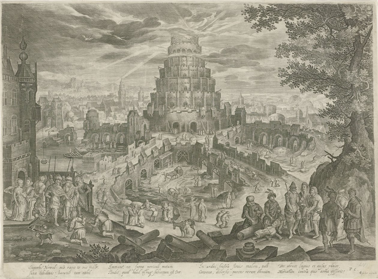 Nimrod har bygget Babelstårnet Royal Bible (serietitel) af Jan van Londerseel