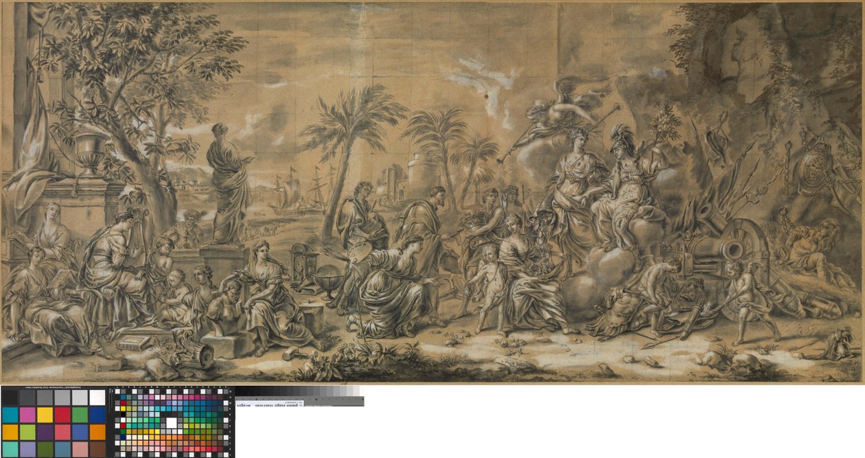 Forherligelse af Minerva af Jan van Orley