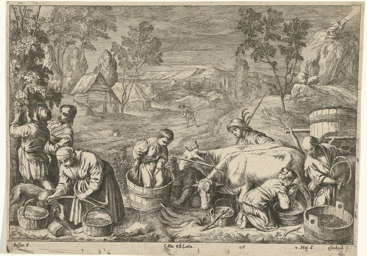 Efterår De fire årstider (serietitel) af Jan van Ossenbeeck