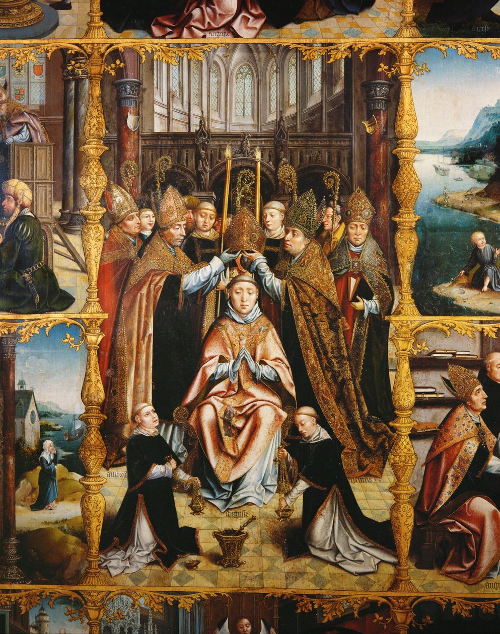 Sankt Augustins alter, ca. 1520 (maleri) af Jan van Scorel