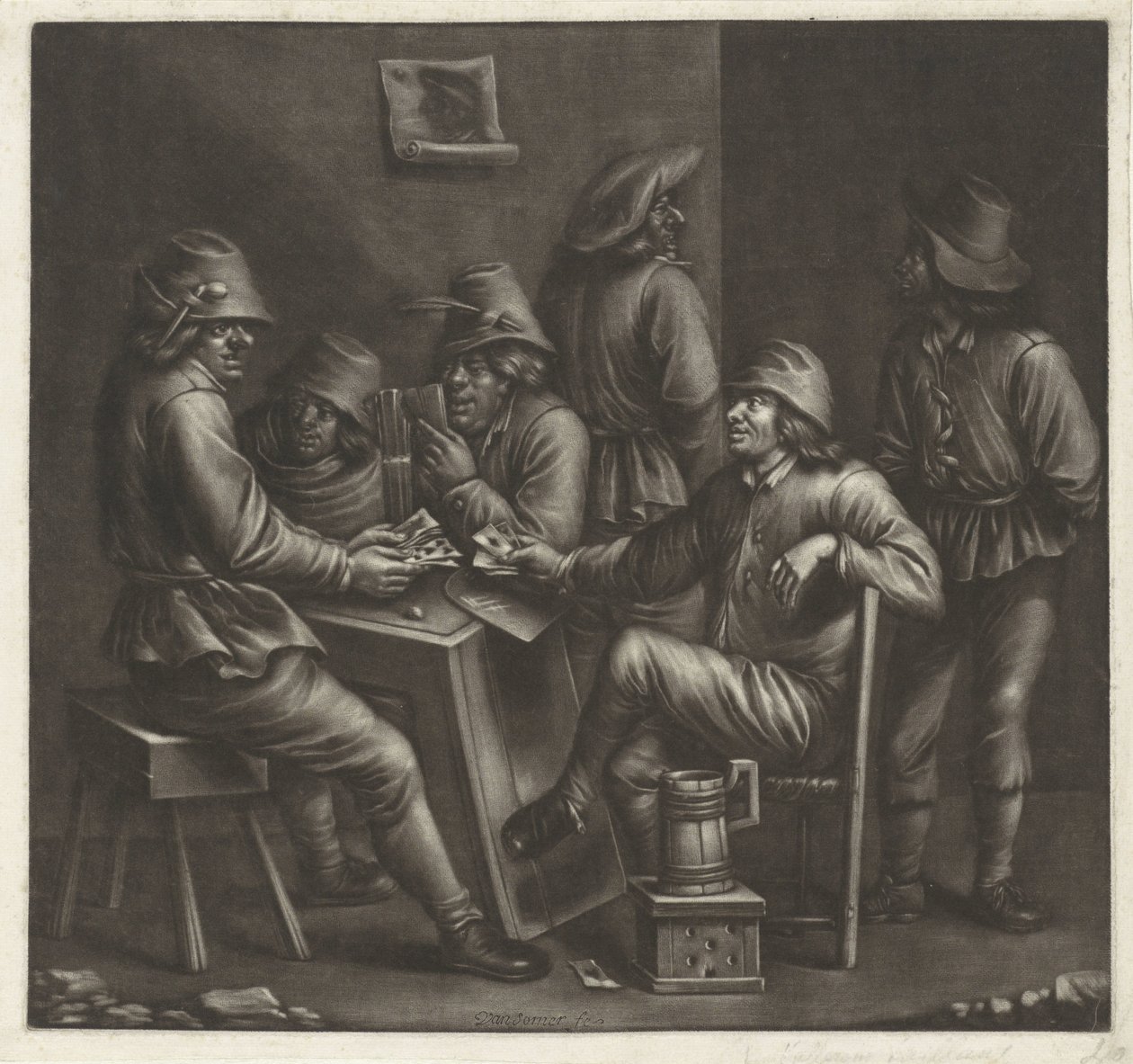 kortspillere af Jan van Somer