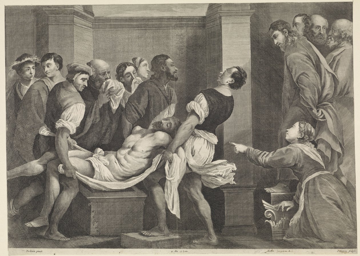 Awakening van Lazarus Billedteater (serietitel) af Jan van Troyen