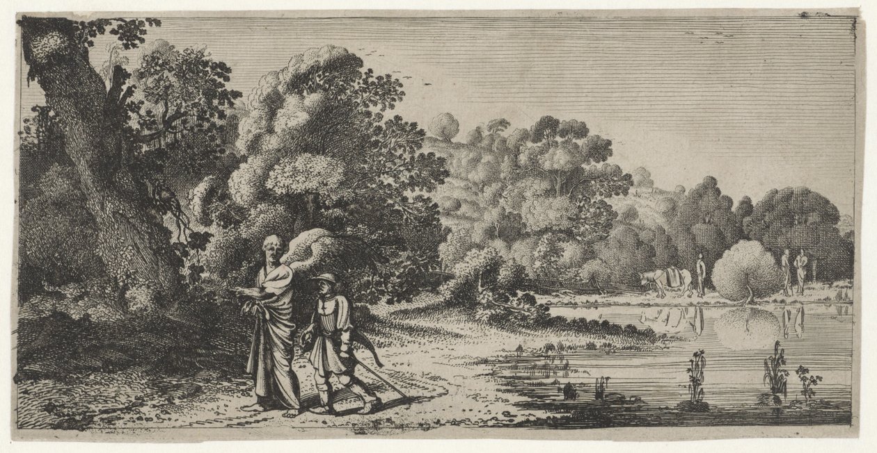 Tobias og englen Landskaber, usigneret (serietitel) af Jan van de Velde (II)