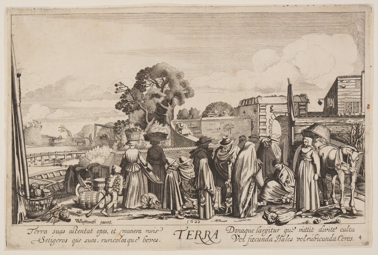 Jord, fra De fire elementer af Jan van de Velde II